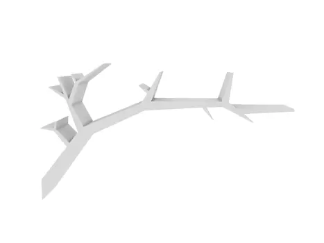 Полка ветка (odingeniy) белый 150.0x81.0x20.0 см.