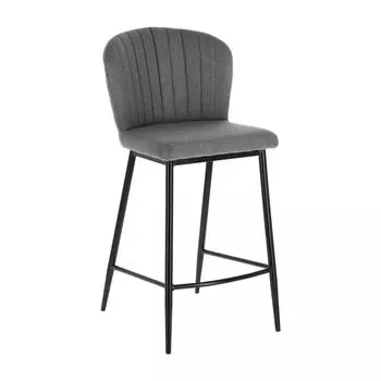 Полубарный стул madge (la forma) серый 47x96x55 см.