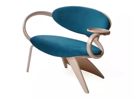 Полукресло “brazo” (actualdesign) голубой 134.0x83.0x63.0 см.