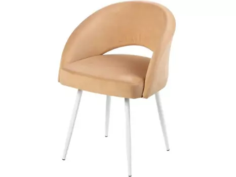 Полукресло мирелла (столбург) оранжевый 55x98x55 см.