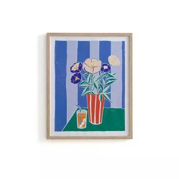 Постер ramiro (laredoute) синий 40x50 см.