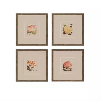 Постеры (4 шт) (richmond home) мультиколор 33x36x2 см.