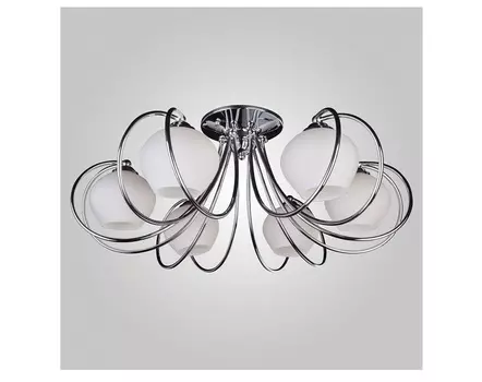 Потолочная люстра 7716 (eurosvet) белый 27 см.