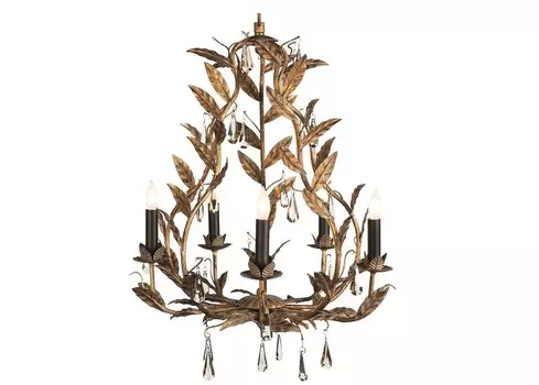 Потолочная люстра адриана (louvrehome) золотой 66 см.