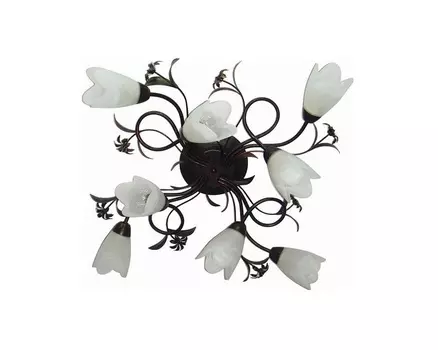 Потолочная люстра аида (mw-light) черный 24 см.