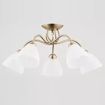 Потолочная люстра amarillo patyna (alfa) белый 28 см.