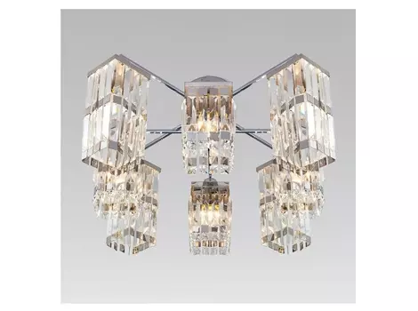 Потолочная люстра barra (eurosvet) прозрачный 42 см.