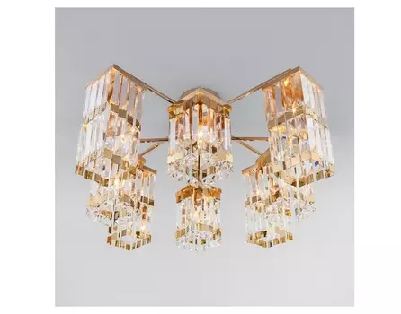 Потолочная люстра barra (eurosvet) прозрачный 42 см.