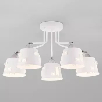 Потолочная люстра benna (eurosvet) белый 32 см.