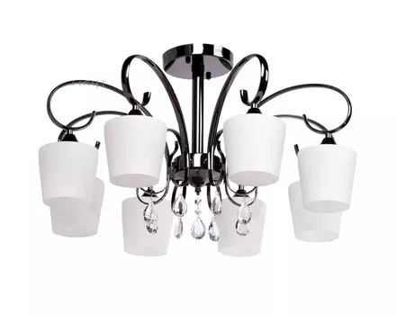 Потолочная люстра блеск (mw-light) белый 40 см.