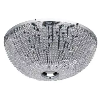 Потолочная люстра бриз (mw-light) прозрачный 42 см.