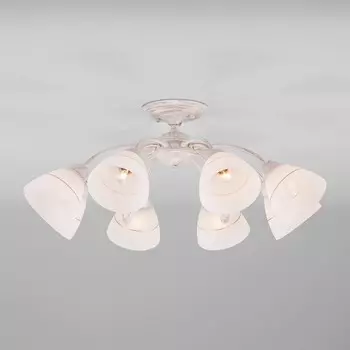 Потолочная люстра camilla (eurosvet) белый 33 см.