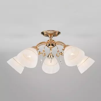 Потолочная люстра camilla (eurosvet) золотой 33 см.