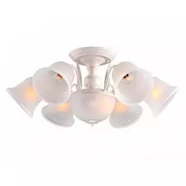 Потолочная люстра campanula (arte lamp) белый 32 см.