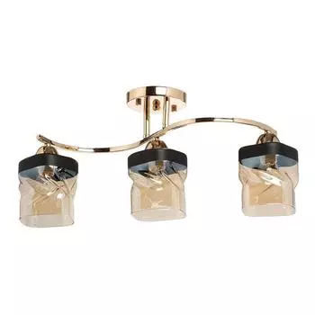 Потолочная люстра city тетро (de markt) коричневый 52x25x12 см.