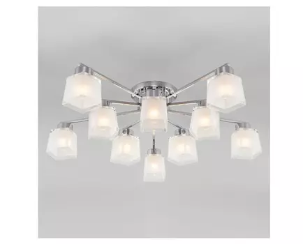 Потолочная люстра delfi (eurosvet) белый 42 см.