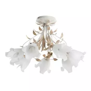 Потолочная люстра estera new (alfa) белый 40 см.