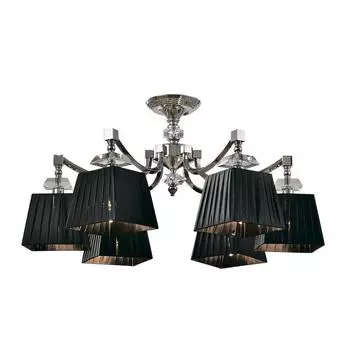 Потолочная люстра fabriano (lumien hall) черный 37 см.