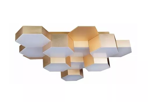 Потолочная люстра favo (lightstar) золотой 58x12x59 см.