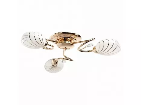 Потолочная люстра фиеста (demarkt) золотой 14 см.