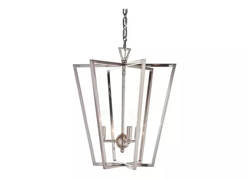 Потолочная люстра франц (louvrehome) серебристый 46 см.