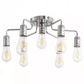 Потолочная люстра fuoco (arte lamp) серебристый 18 см.