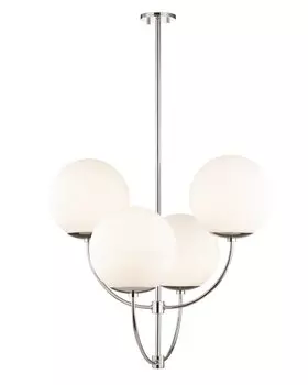 Потолочная люстра харви (louvrehome) серебристый 68 см.