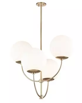 Потолочная люстра харви (louvrehome) золотой 68 см.