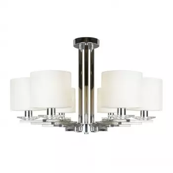 Потолочная люстра ilamp city (ilamp) серебристый 42 см.