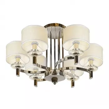 Потолочная люстра ilamp fusion (ilamp) серебристый 45 см.