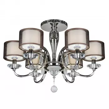 Потолочная люстра ilamp sofia (ilamp) серебристый 52 см.