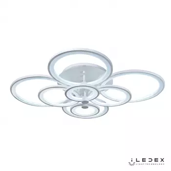 Потолочная люстра iledex ring (iledex) белый 103x20x79 см.