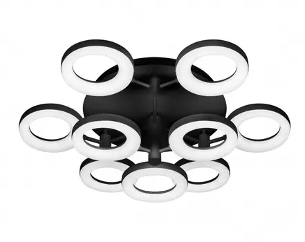 Потолочная люстра jomo (iledex) черный 78x20 см.