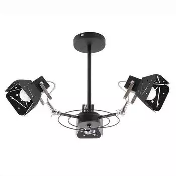 Потолочная люстра кэрол (seven fires) черный 37 см.