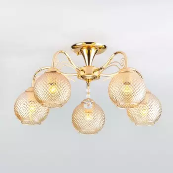 Потолочная люстра kristin (eurosvet) золотой 23 см.