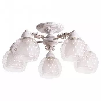 Потолочная люстра malina (arte lamp) белый 24 см.