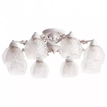 Потолочная люстра malina (arte lamp) белый 24 см.