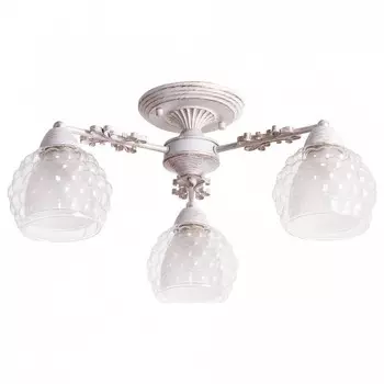 Потолочная люстра malina (arte lamp) белый 24 см.