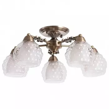 Потолочная люстра malina (arte lamp) бронзовый 24 см.