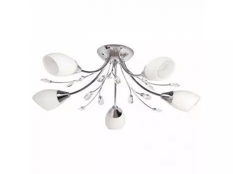 Потолочная люстра нежность (demarkt) белый 17 см.