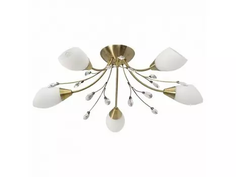 Потолочная люстра нежность (demarkt) белый 22 см.