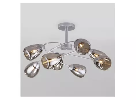 Потолочная люстра noemi (eurosvet) серый 43 см.