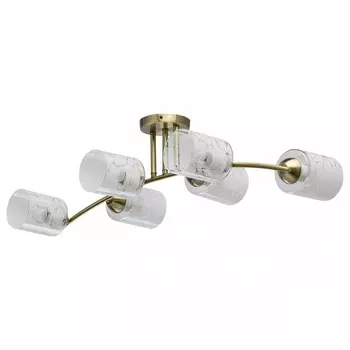 Потолочная люстра олимпия 49 (demarkt) бронзовый 82x23x32 см.