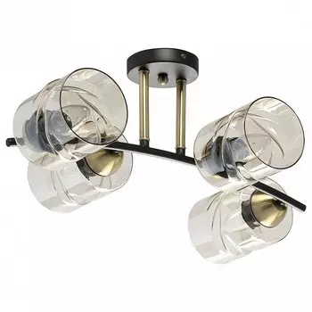 Потолочная люстра олимпия 49 (demarkt) черный 52x22x33 см.