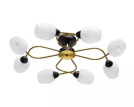 Потолочная люстра олимпия (mw-light) белый 18 см.