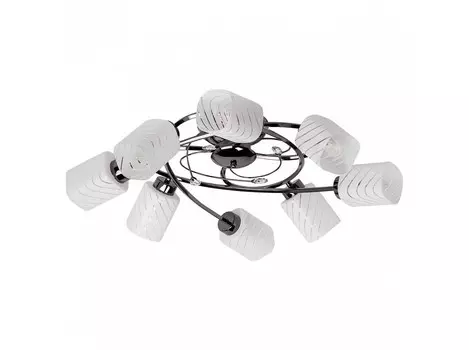 Потолочная люстра олимпия (mw-light) серебристый 25.0 см.