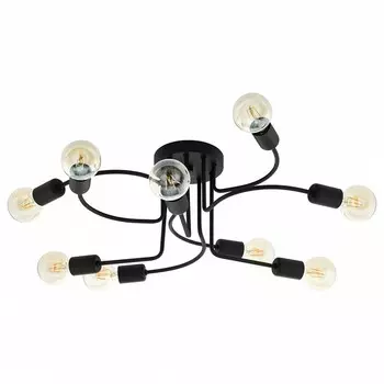 Потолочная люстра orazio (eglo) черный 26 см.