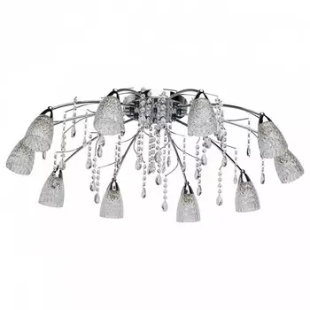 Потолочная люстра подснежник 3 (mw-light) серебристый 22 см.