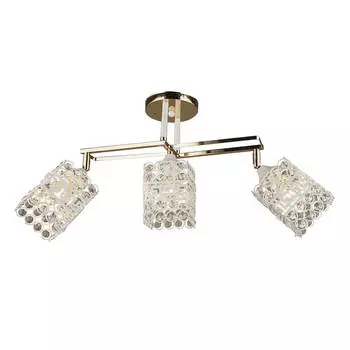 Потолочная люстра ясин (wedo light) прозрачный 52x30 см.