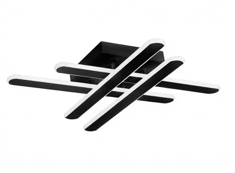 Потолочная люстра railing (iledex) черный 58x10 см.